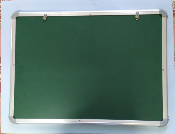 Two in One White Board & Black Board (Size 2 by 1.5 Feet)
