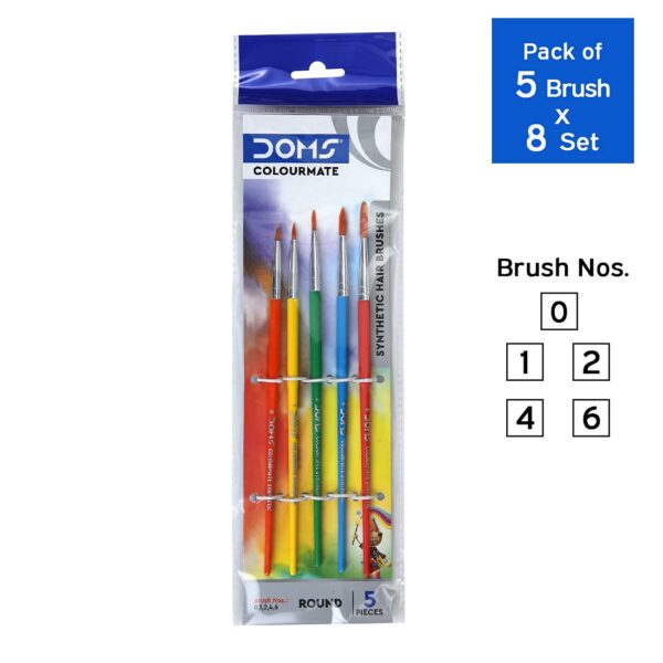 Doms Round Brush Set 1