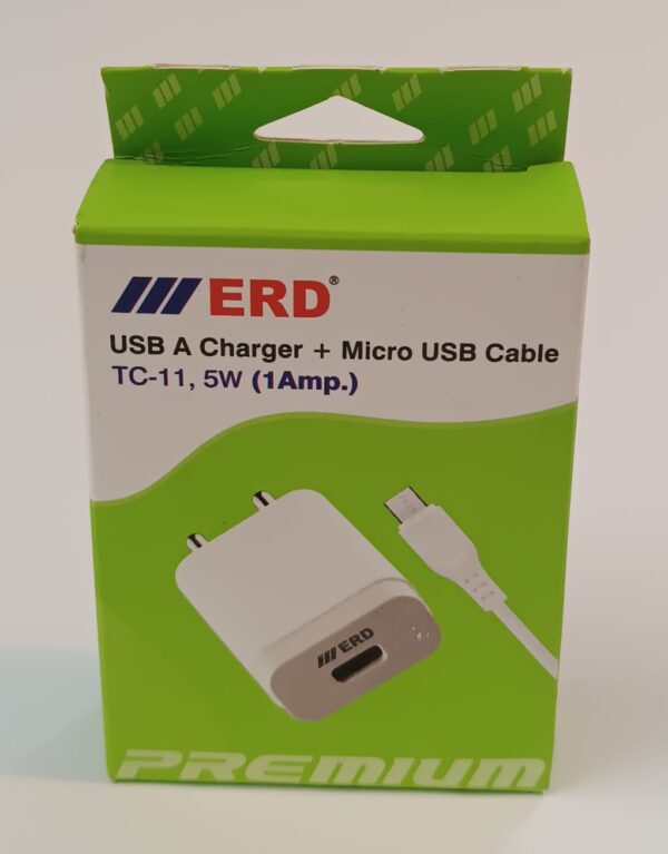 1 Ampere Phone Charger ERD (Best For Ear Buds, Smartwatch, Keypad Phones, etc)