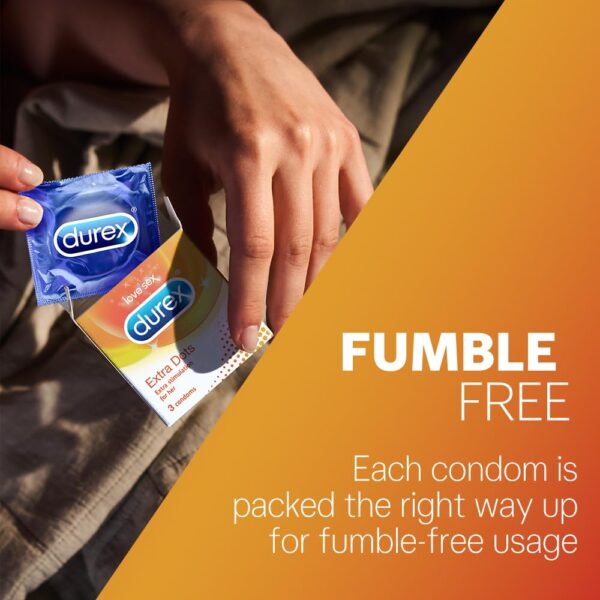 Durex Extra Dotted Condoms (Pack of 10) Discreet Delivery - Image 3